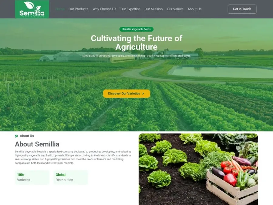 Semillia – تطوير وإنتاج بذور الخضروات