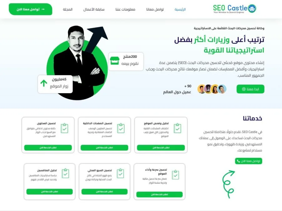 سيو كاسل – وكالة تحسين محركات البحث
